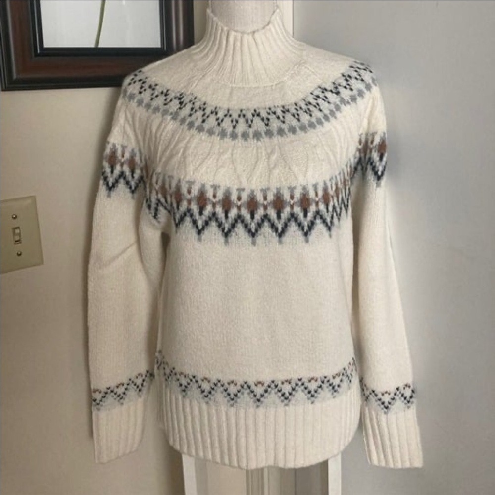 Nicole Miller Fair Isle Sweater